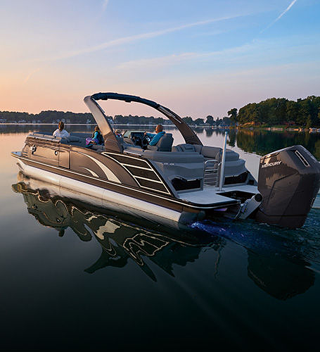 Couple enjoying their new boat